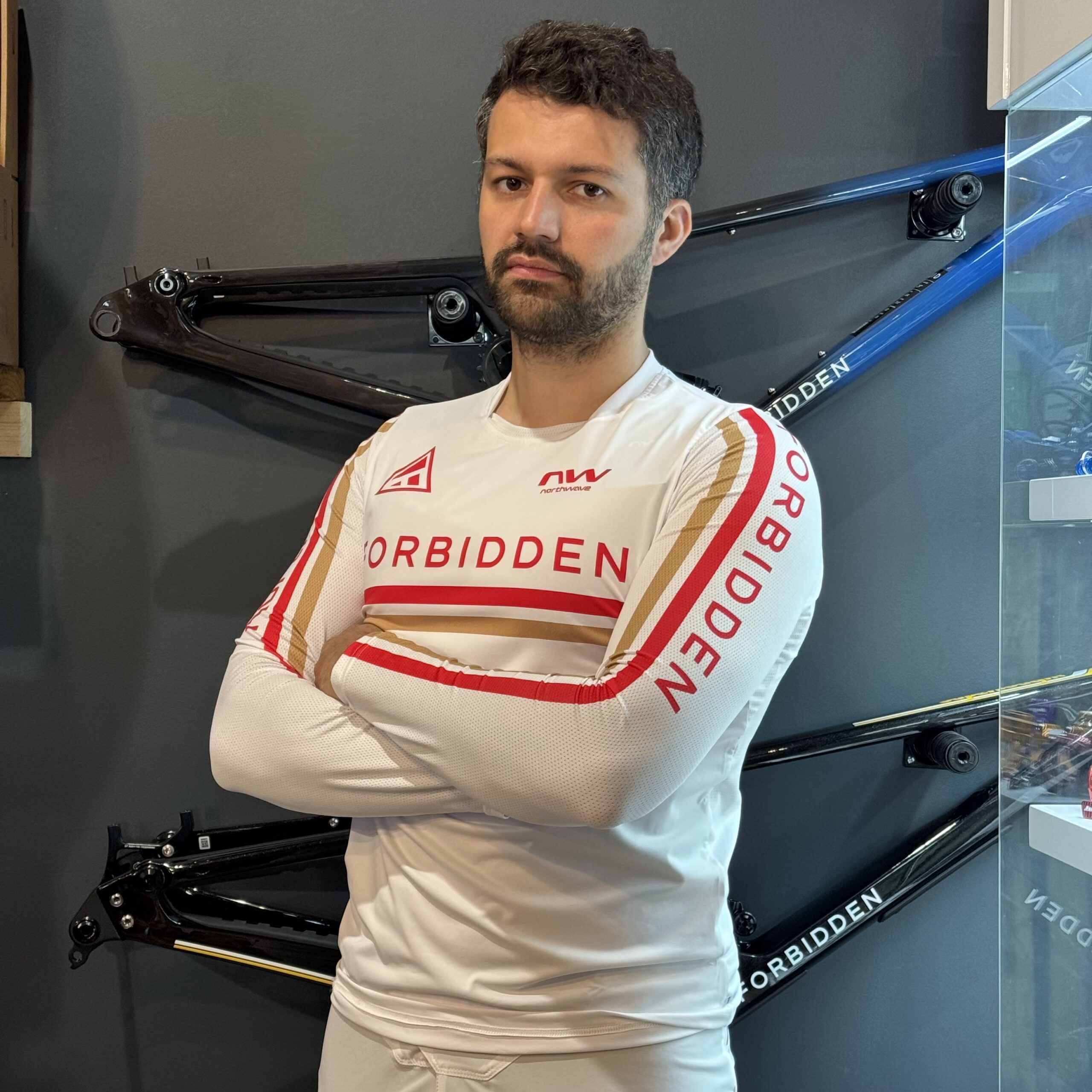 Maillot NORTHWAVE-FORBIDDEN – Manches Longues Blanc