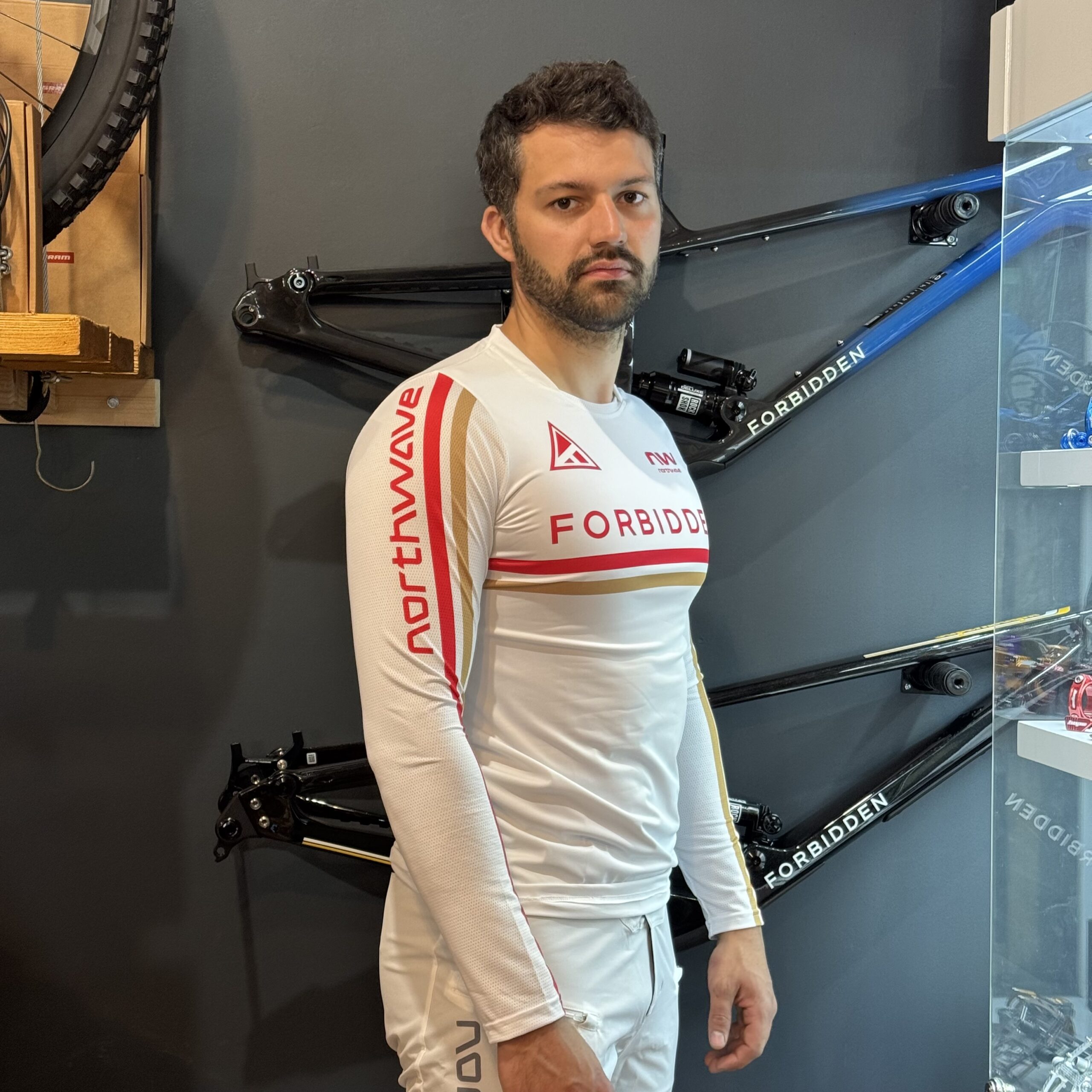 Maillot NORTHWAVE-FORBIDDEN – Manches Longues Blanc – Image 3