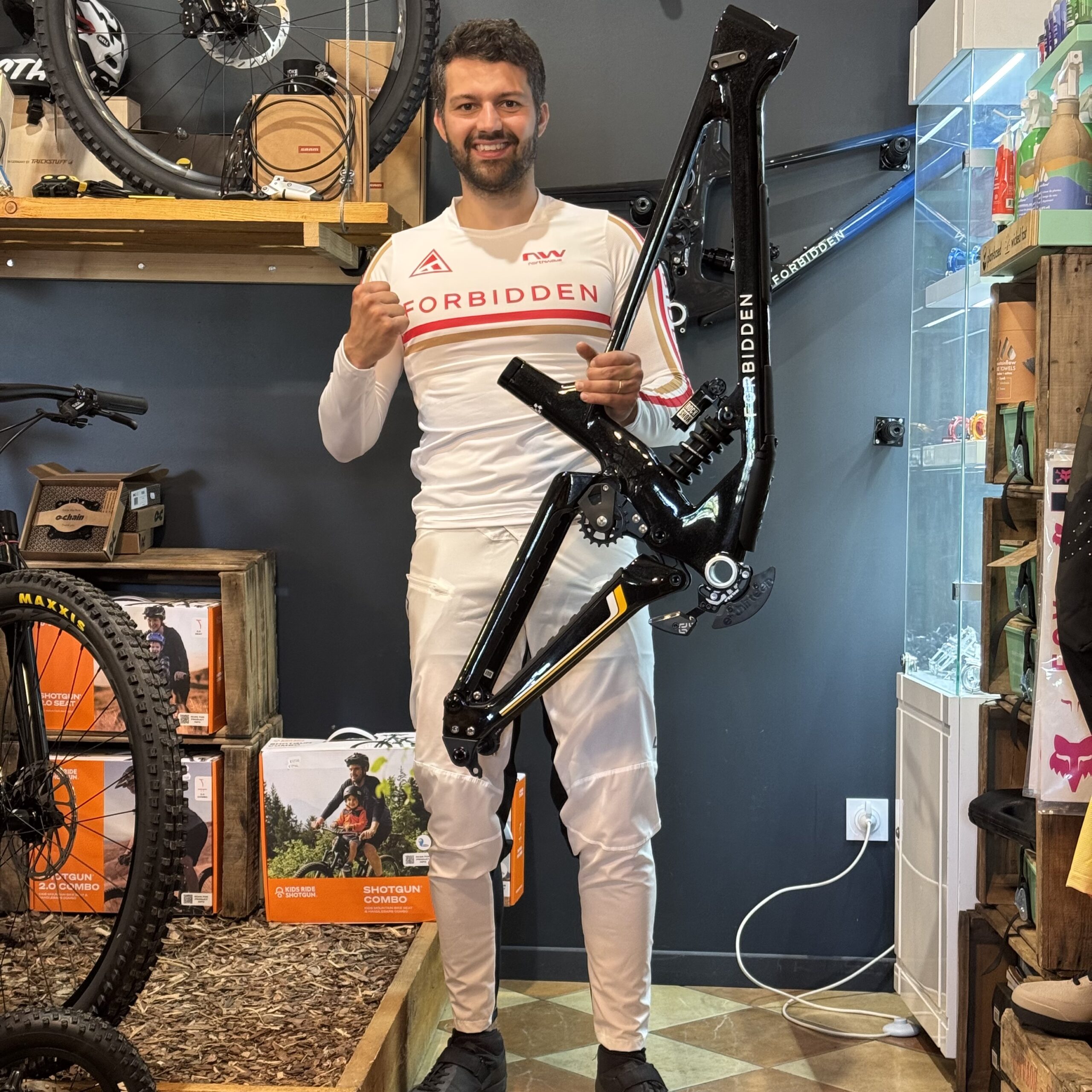 Maillot NORTHWAVE-FORBIDDEN – Manches Longues Blanc – Image 4