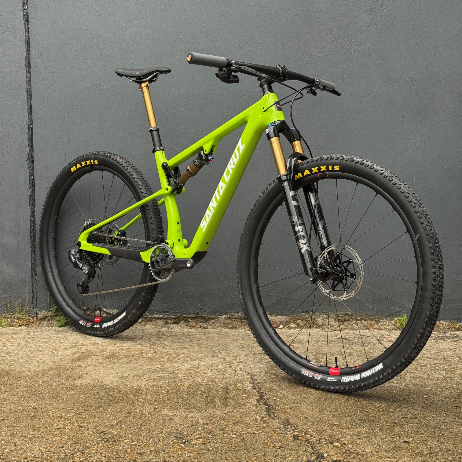 SANTA CRUZ Blur Trail CC – Gloss Green – X01 AXS Trail RSV