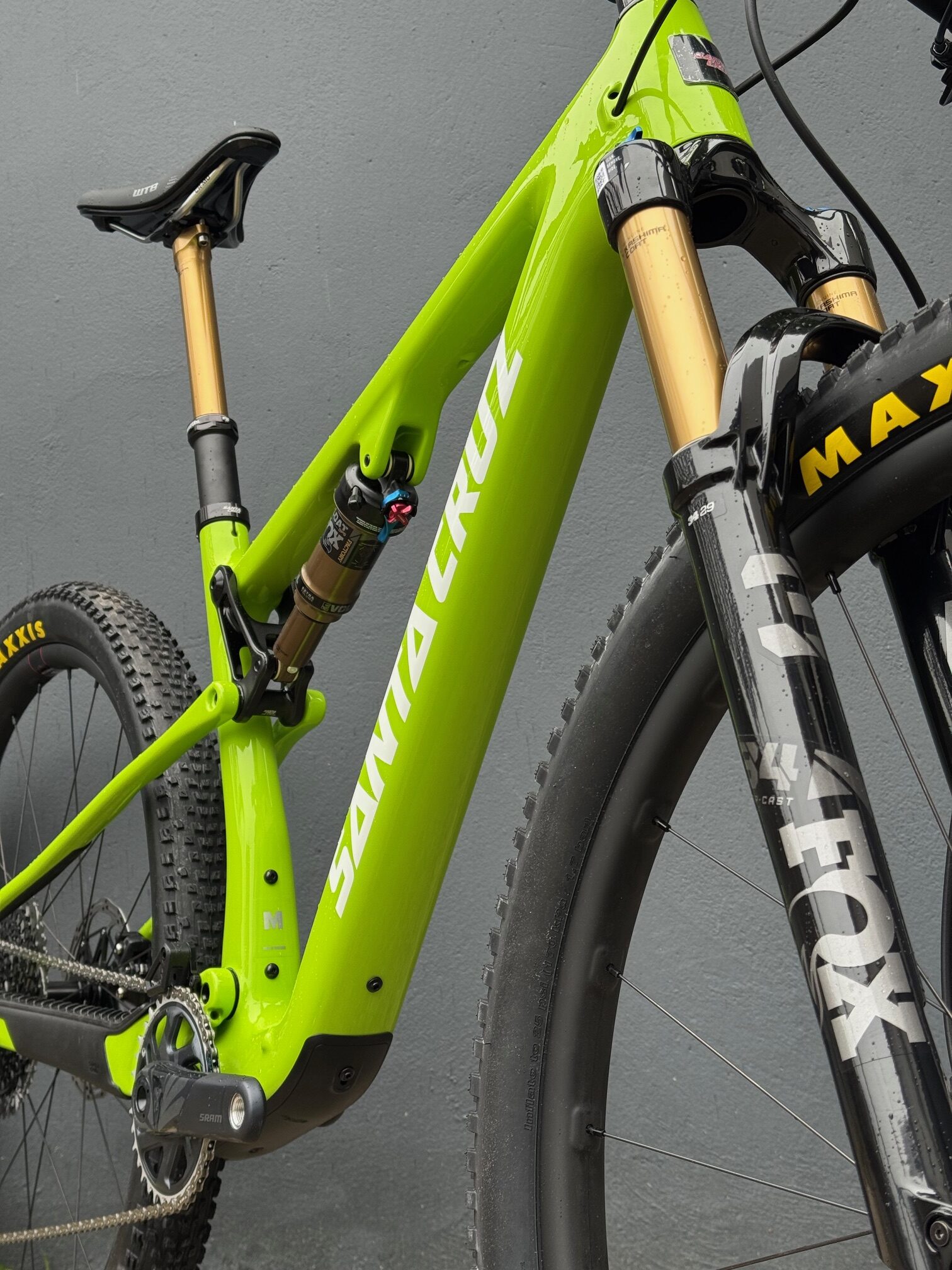 SANTA CRUZ Blur Trail CC – Gloss Green – X01 AXS Trail RSV – Image 4
