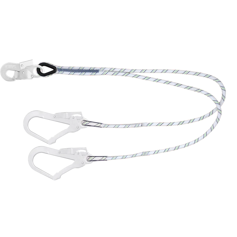 LONGE DOUBLE EN CORDE TRESSEE 1M – KRATOS SAFETY