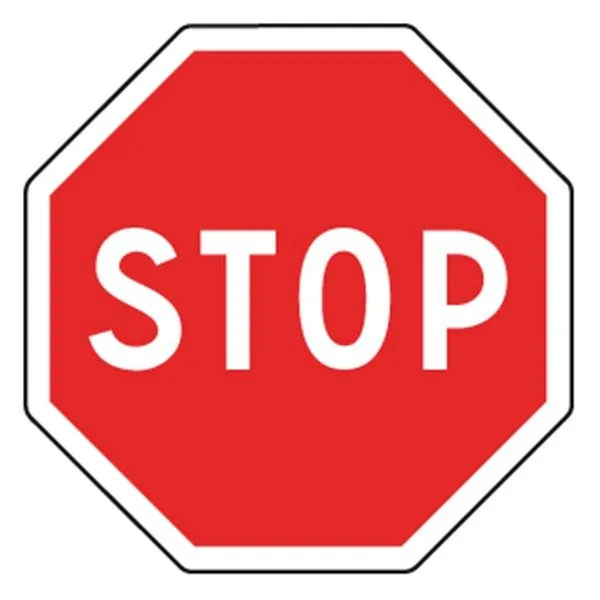 PANNEAU AB4 STOP ARRET OBLIGATOIRE A L’INTERSECTION