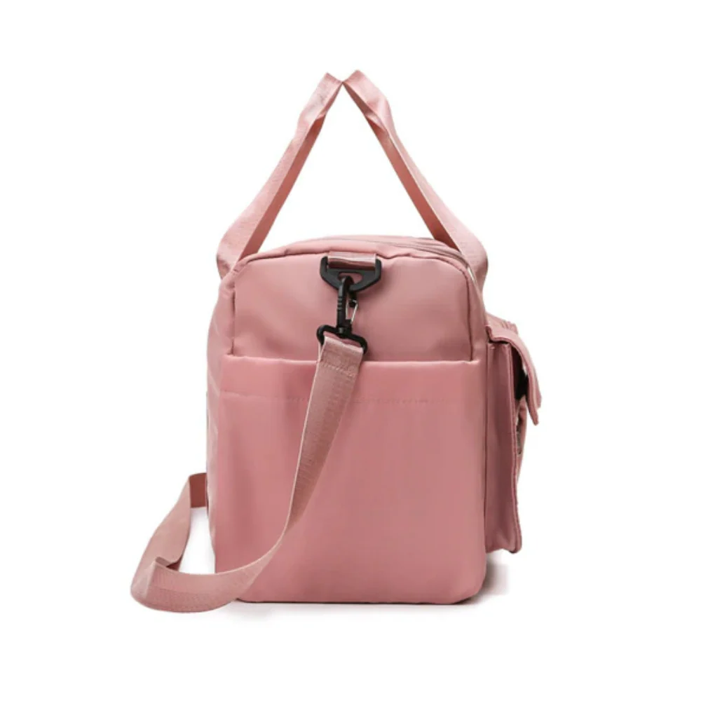 Sac à langer de voyage (rose pastel) – Image 2