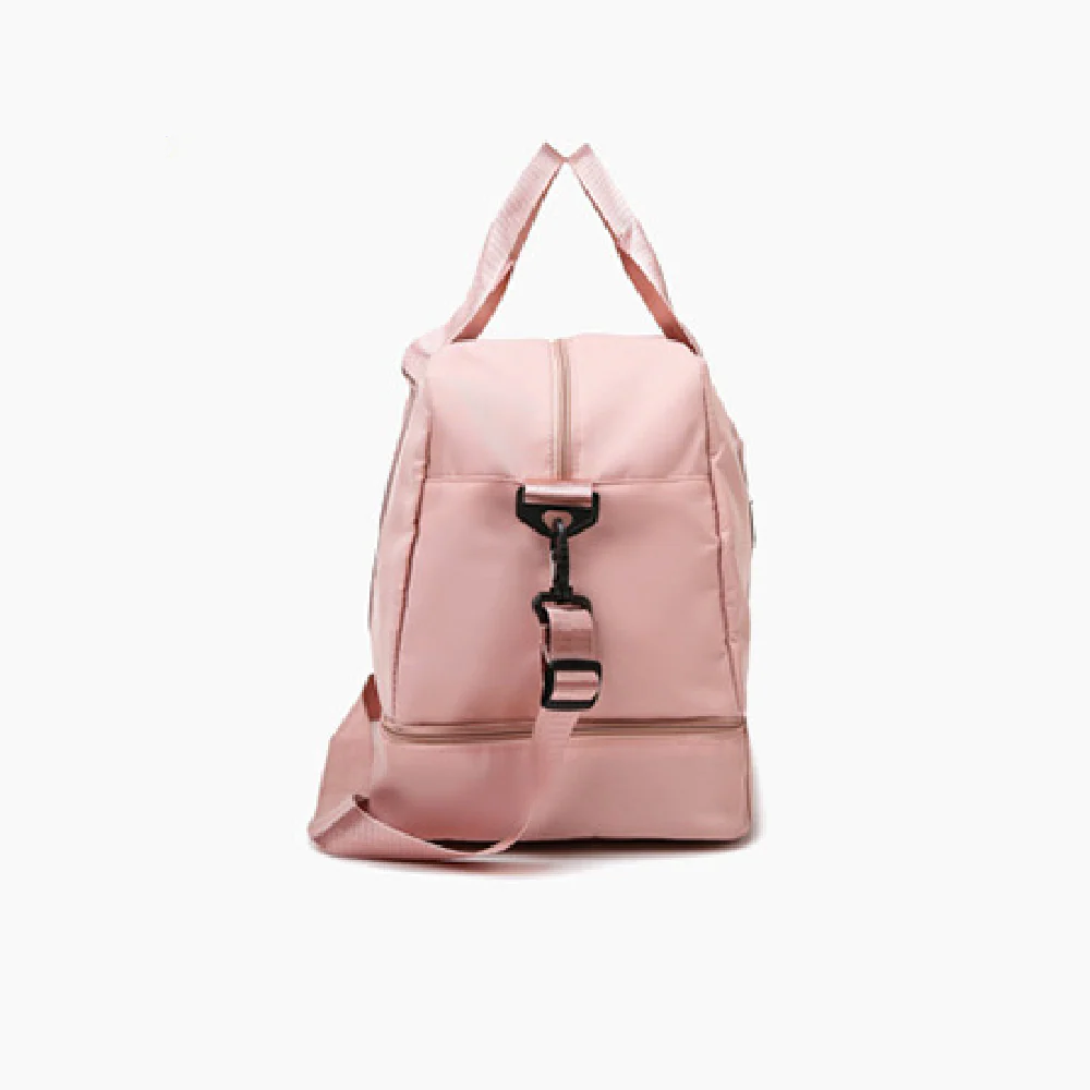 Sac à langer imperméable bandoulière (rose) – Image 3