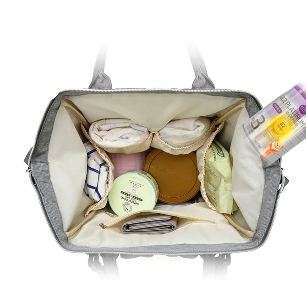 Sac à langer à dos isotherme (Rose) – Image 2