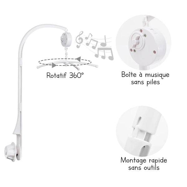 Support pour mobile bébé musical – Image 3