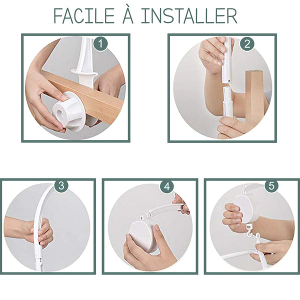 Support pour mobile bébé musical – Image 4