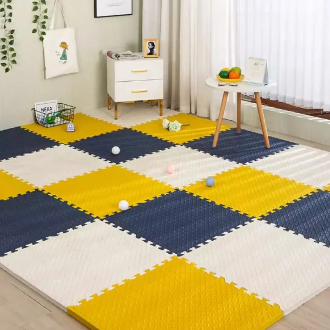 Tapis de motricité bébé – Éveil sensoriel doux et sécurisé pour premiers pas en toute sérénité – Image 3