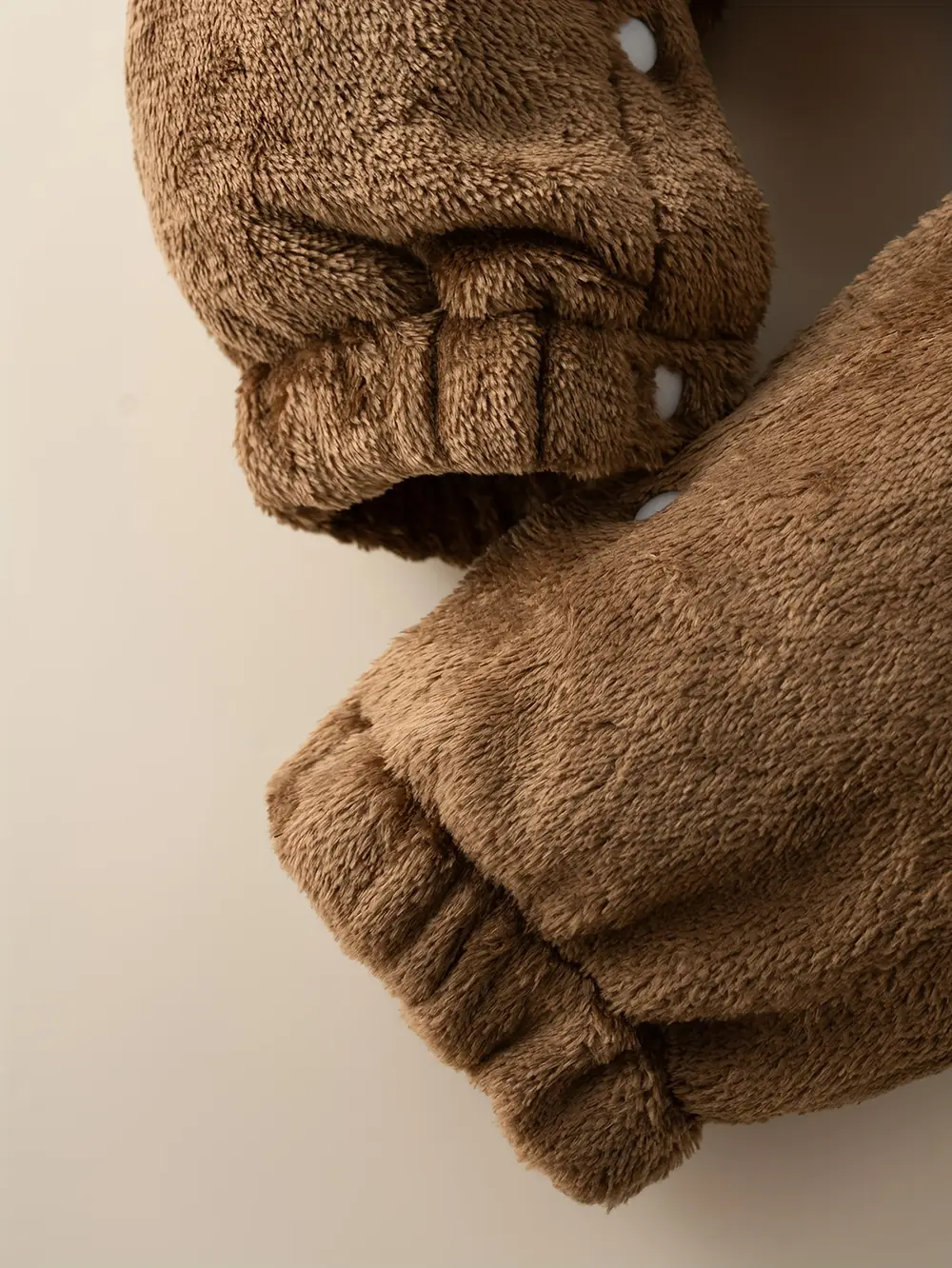 Barboteuse bébé à capuche avec oreilles 3D – motif animal doux et ludique – Image 8