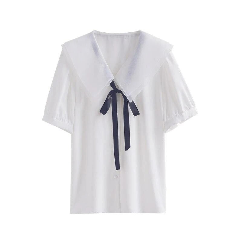 Haut vintage blouse lavallière épurée