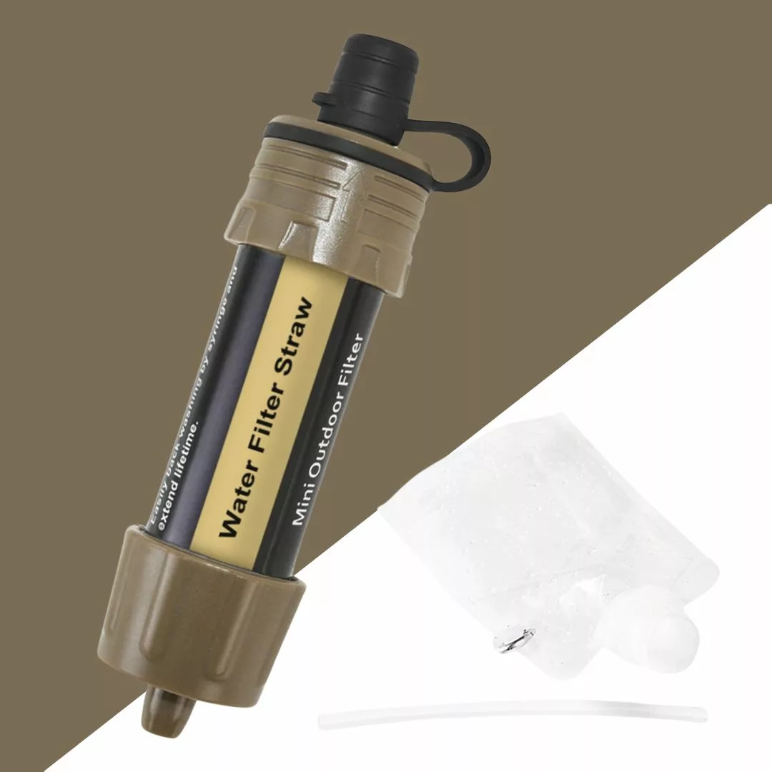 Filtre à eau avec paille camping – Hydratation instantanée en pleine nature – Léger, compact et ultra-filtrant – Image 7