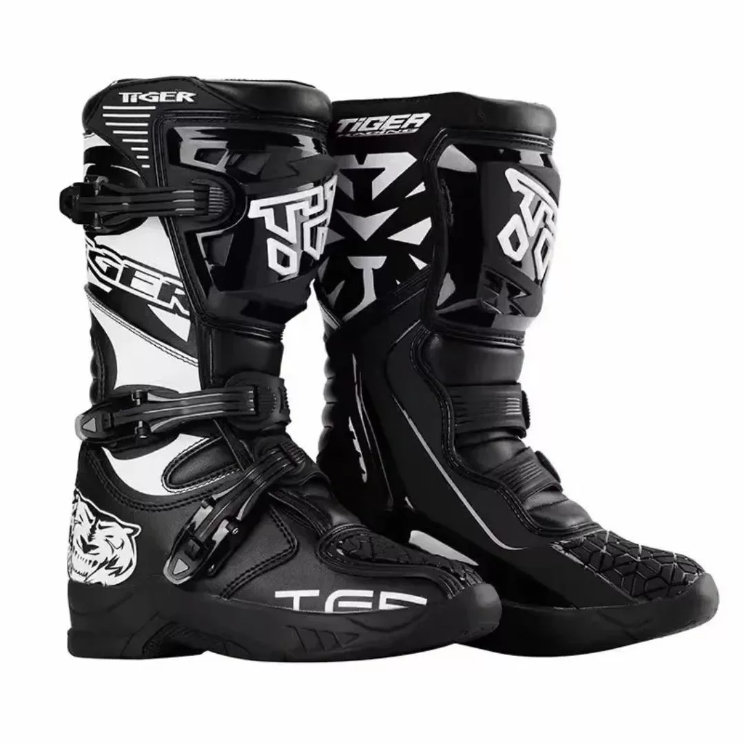 Botte moto cross enfant – Protection renforcée et confort extrême pour jeunes pilotes – Idéal tout-terrain et motocross – Image 4