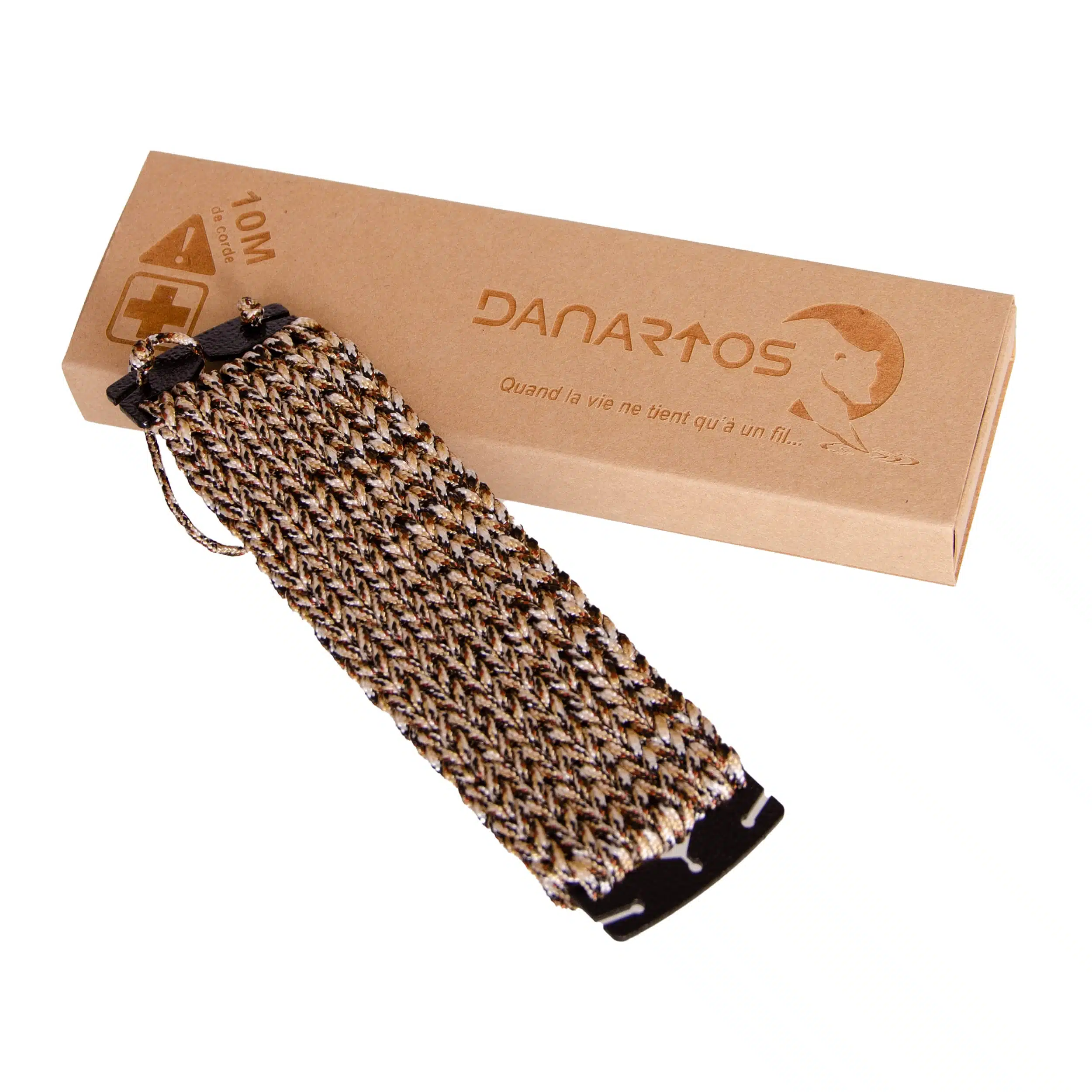 Bracelet de survie en paracorde – 10 mètres – Fabriqué en France – DANARTOS