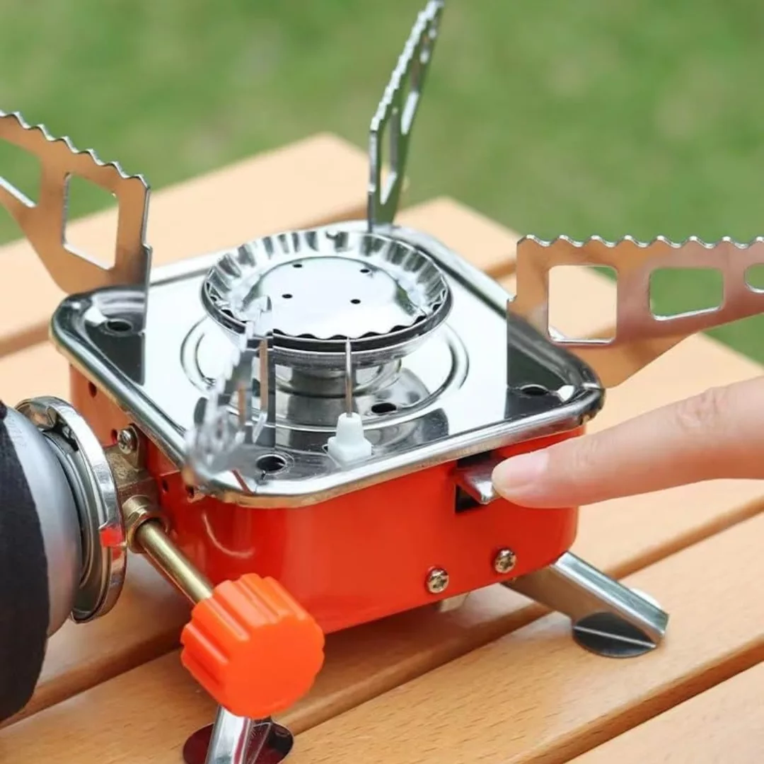 Brûleur à gaz compact randonnée – Ultra léger et pliable pour cuisine outdoor facile et rapide – Image 7