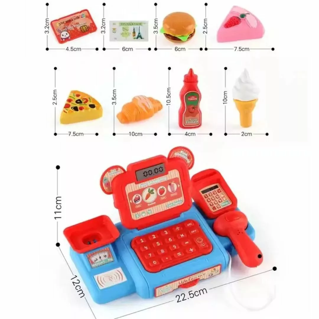 Caisse enregistreuse enfant – Jeu éducatif en bois pour apprendre à compter et jouer à la marchande – Image 4