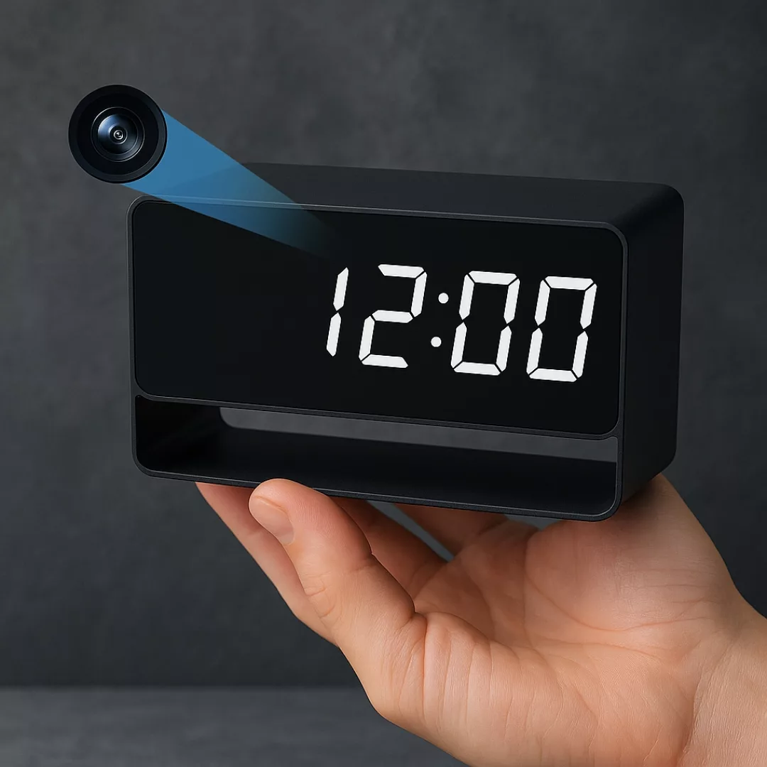 Caméra espion cachée dans réveil numérique – Surveillance discrète HD pour maison ou bureau – Sécurité invisible 24h/24 – Image 3