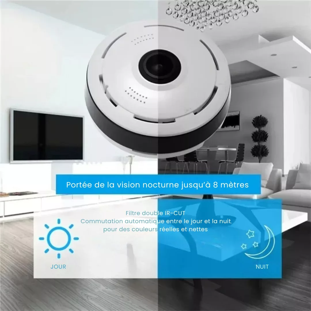 Caméra espion encastrable dans mur placo – Surveillance discrète et invisible pour maison ou bureau sécurisé – Image 5