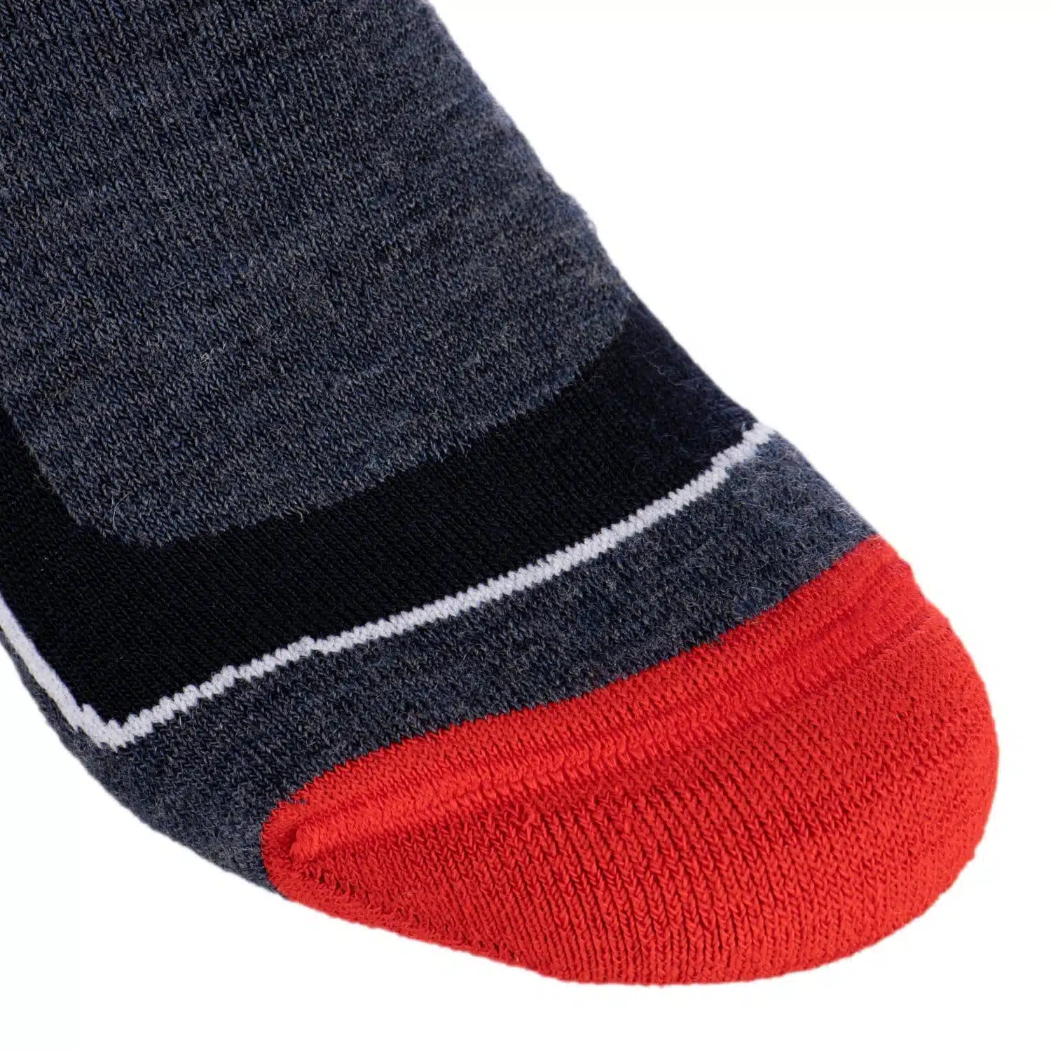 Chaussettes Laine Mérinos – Mixte – Tige haute – Eco-conçues – Rouge/Navy – OGARUN – Image 8