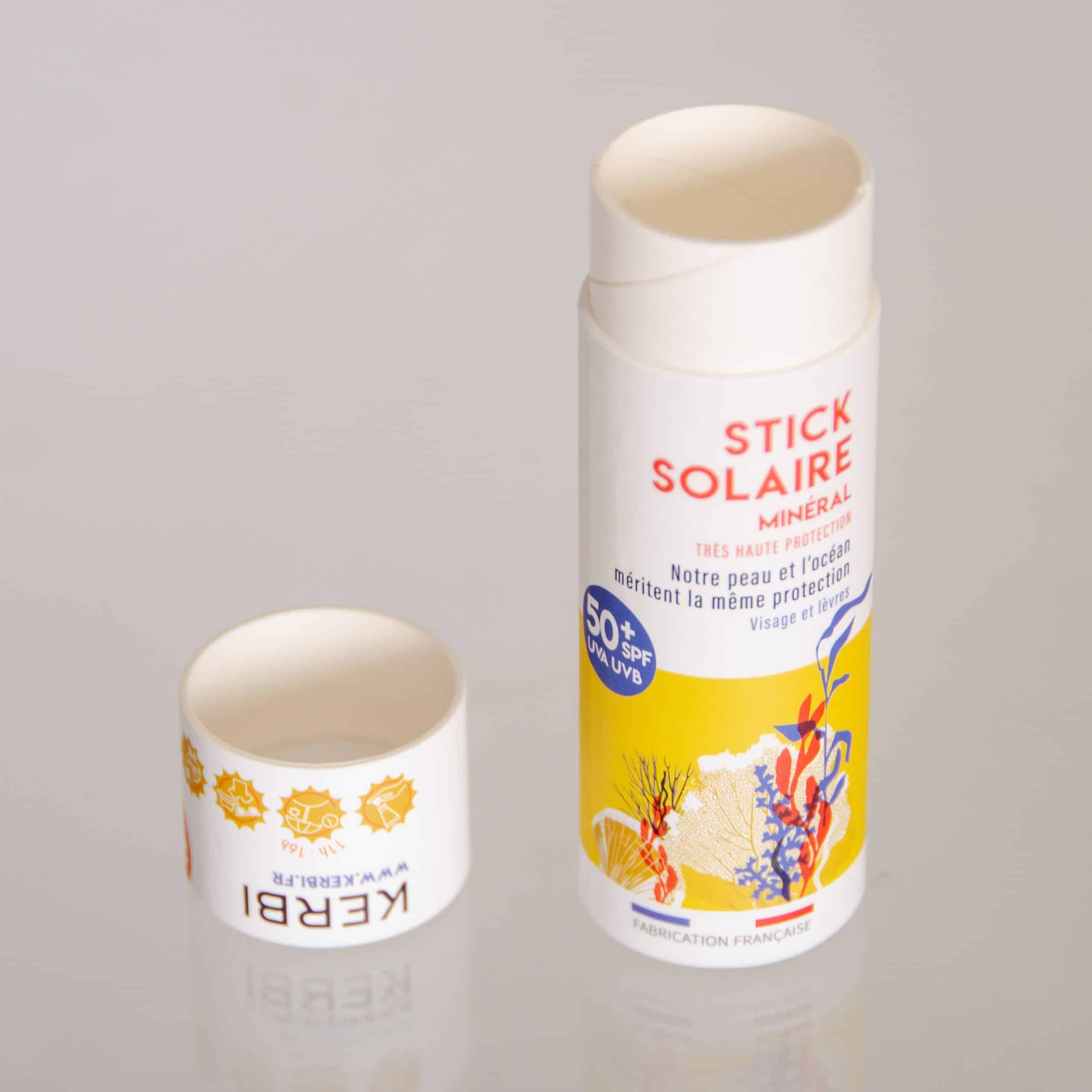 Crème solaire en stick éco-responsable écologique – SPF 50+ – Kerbi – Image 2