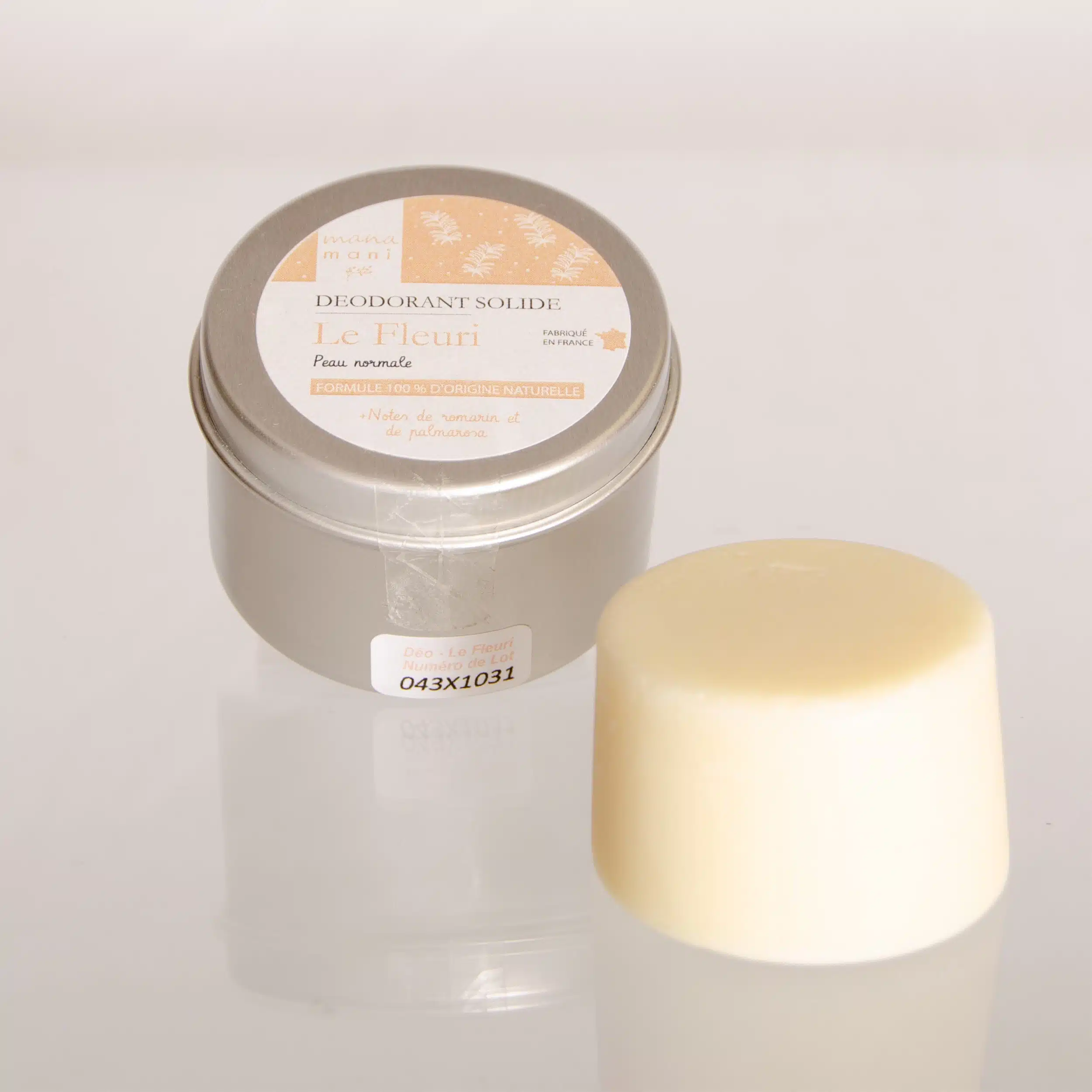 Deodorant solide bio et zéro déchet – 2 parfums – Mana mani – Image 4