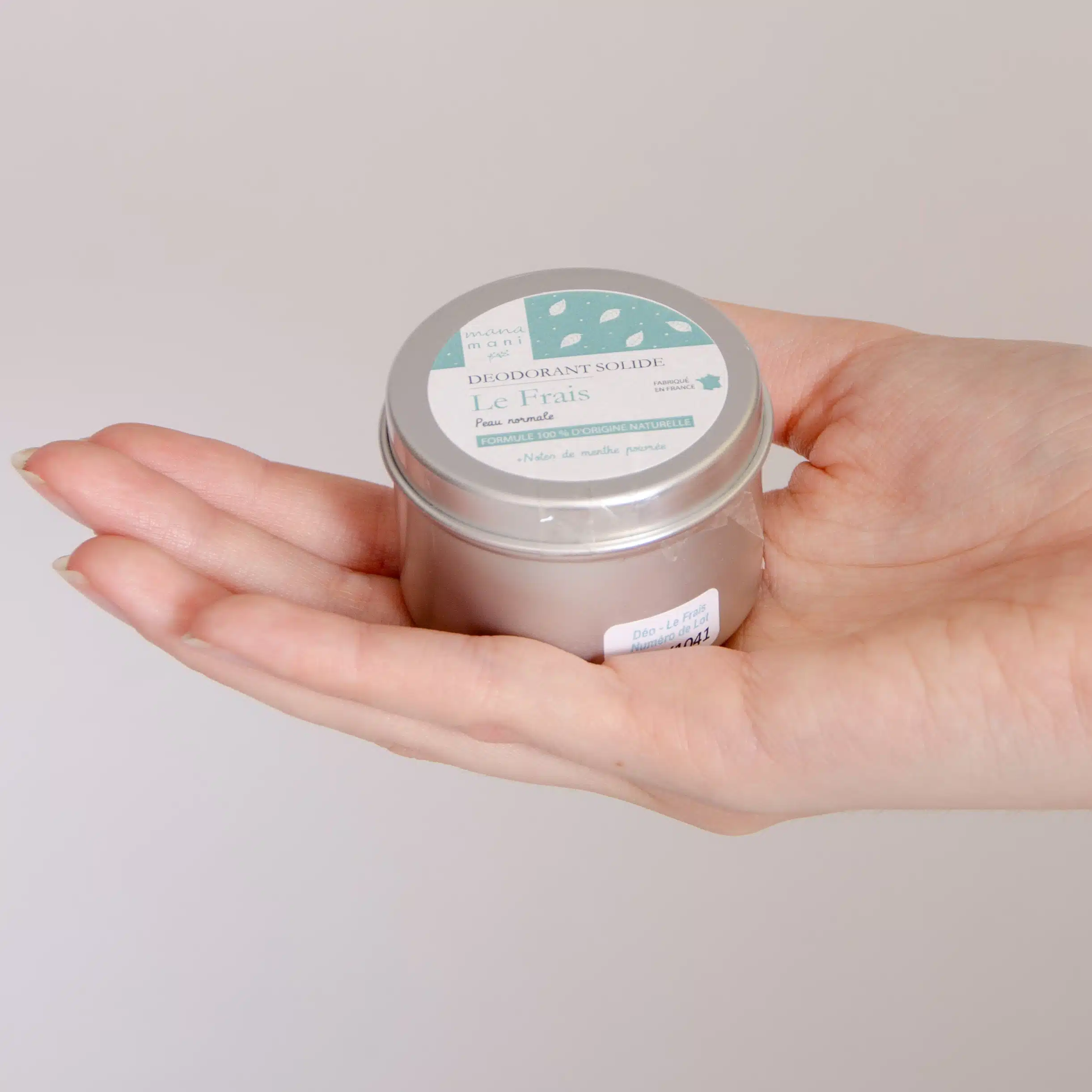 Deodorant solide bio et zéro déchet – 2 parfums – Mana mani – Image 3