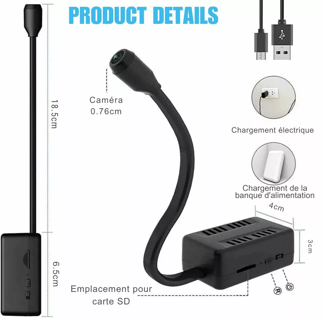 Dispositif espion avec retour en direct smartphone – Surveillance discrète en temps réel depuis votre mobile – Image 3