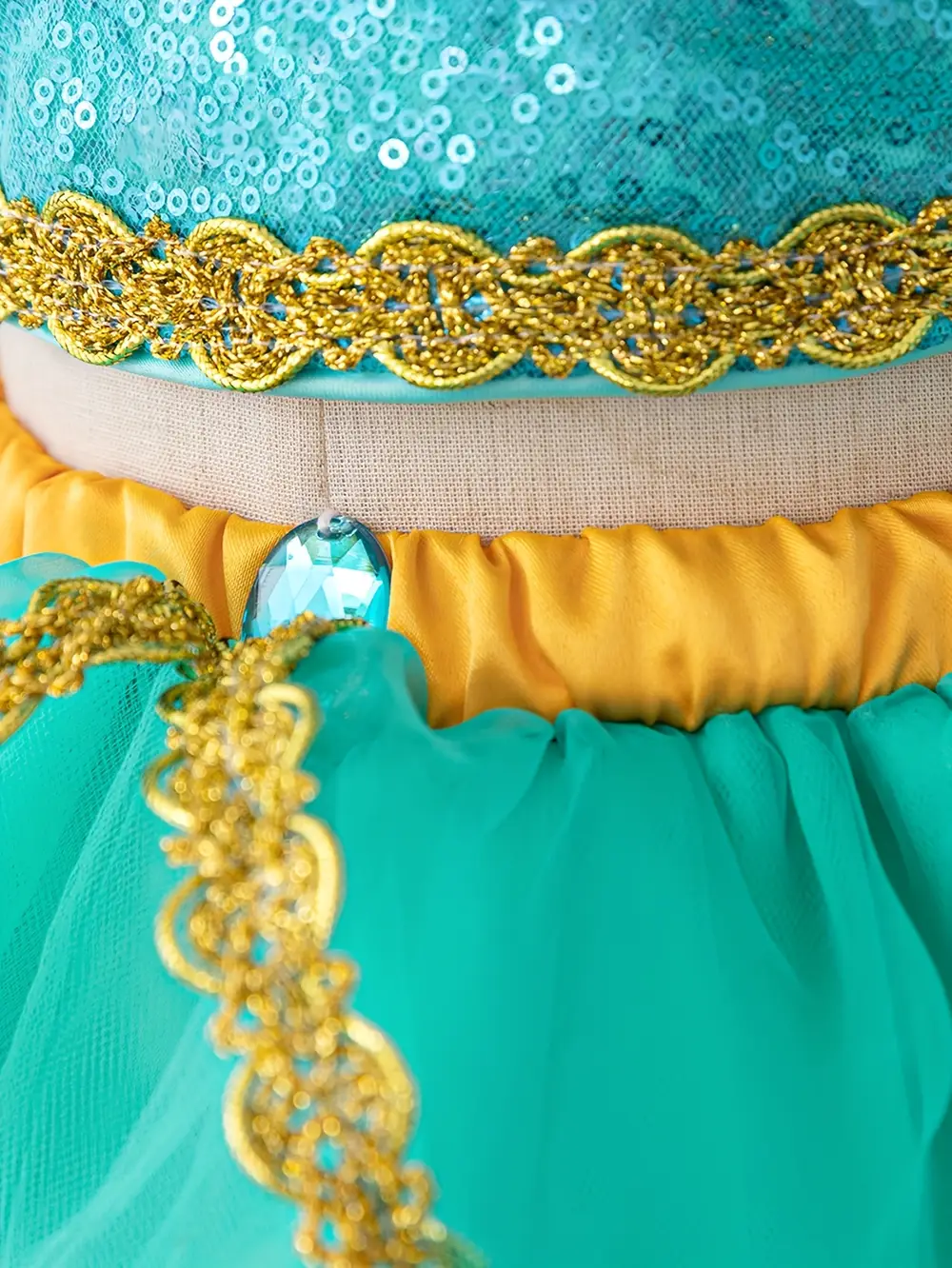 Robe de princesse bébé en tulle pailleté – tenue Halloween festive fille – Image 5