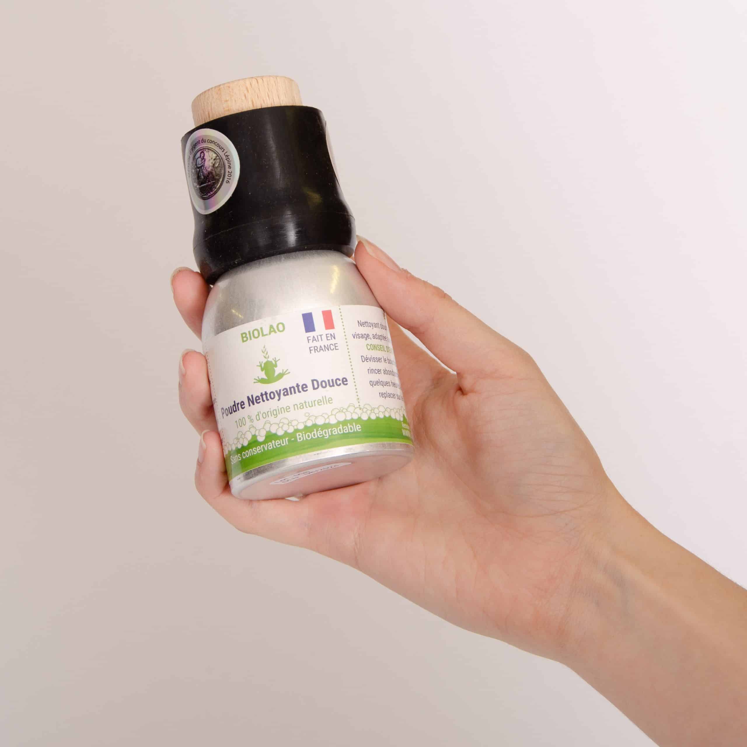 Flacon doseur de savon éco-responsable – 80g – Biolao – Image 3