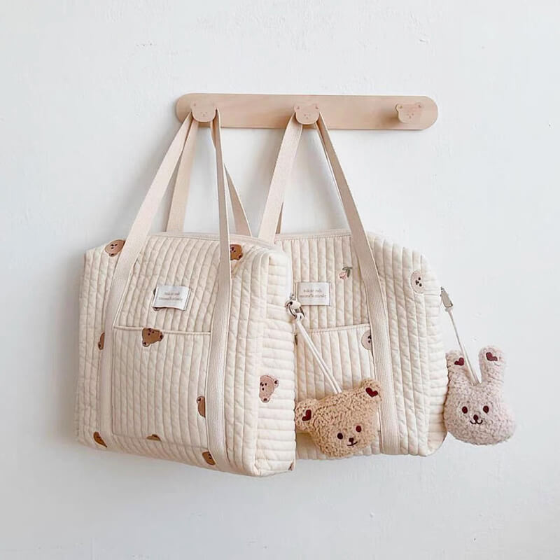 Grand sac à langer bébé brodé – Image 2
