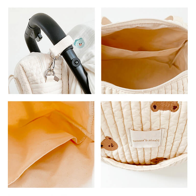 Grand sac à langer bébé brodé – Image 8