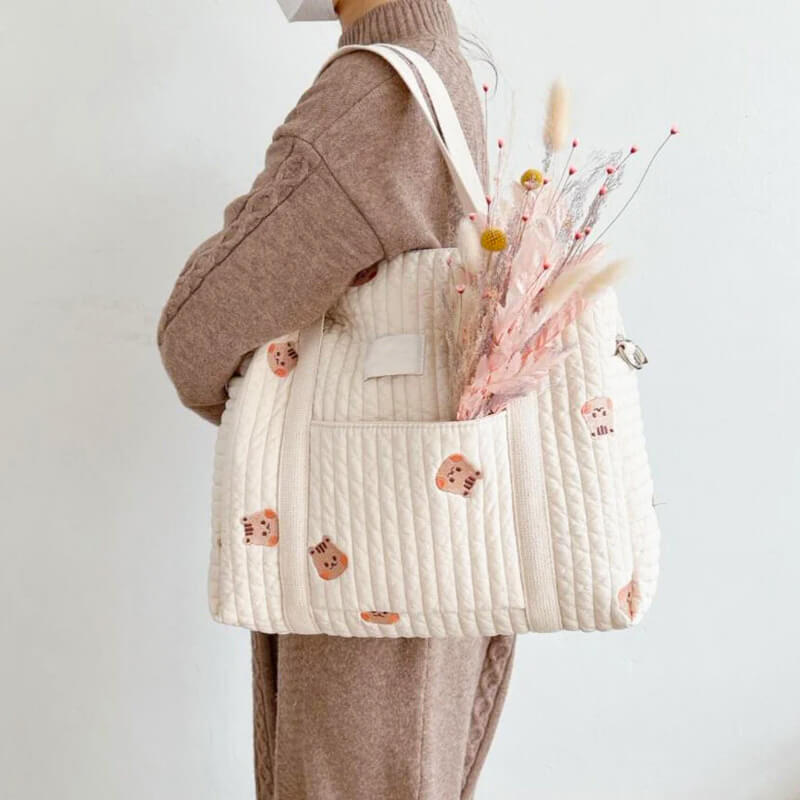Grand sac à langer bébé brodé – Image 5