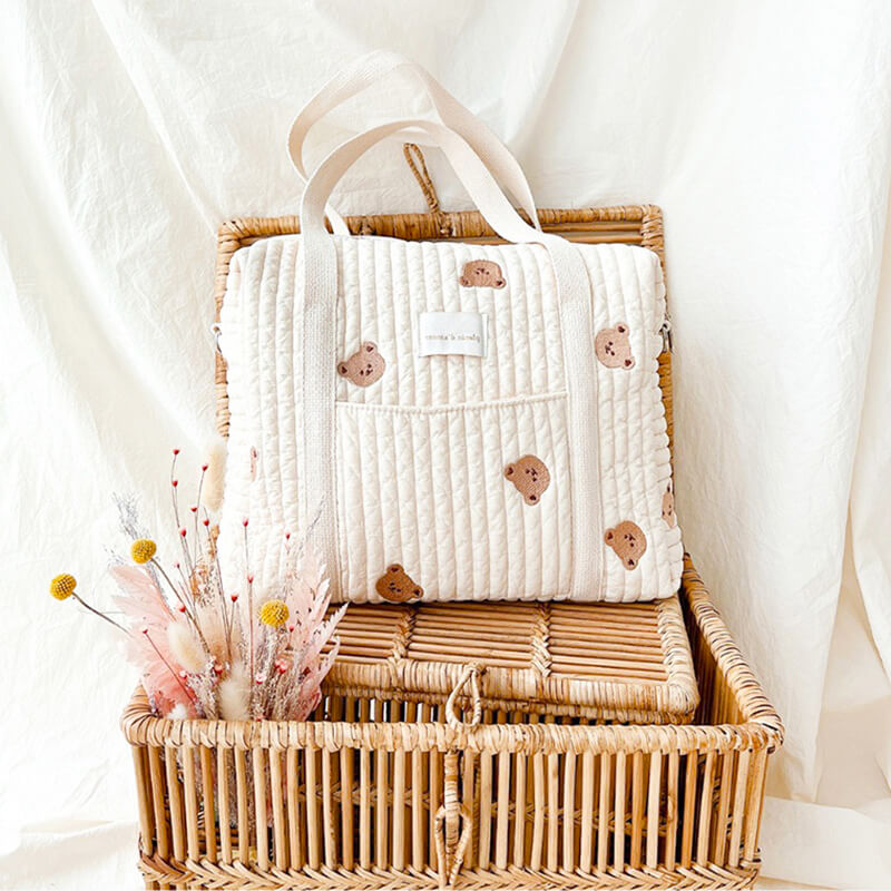 Grand sac à langer bébé brodé – Image 4