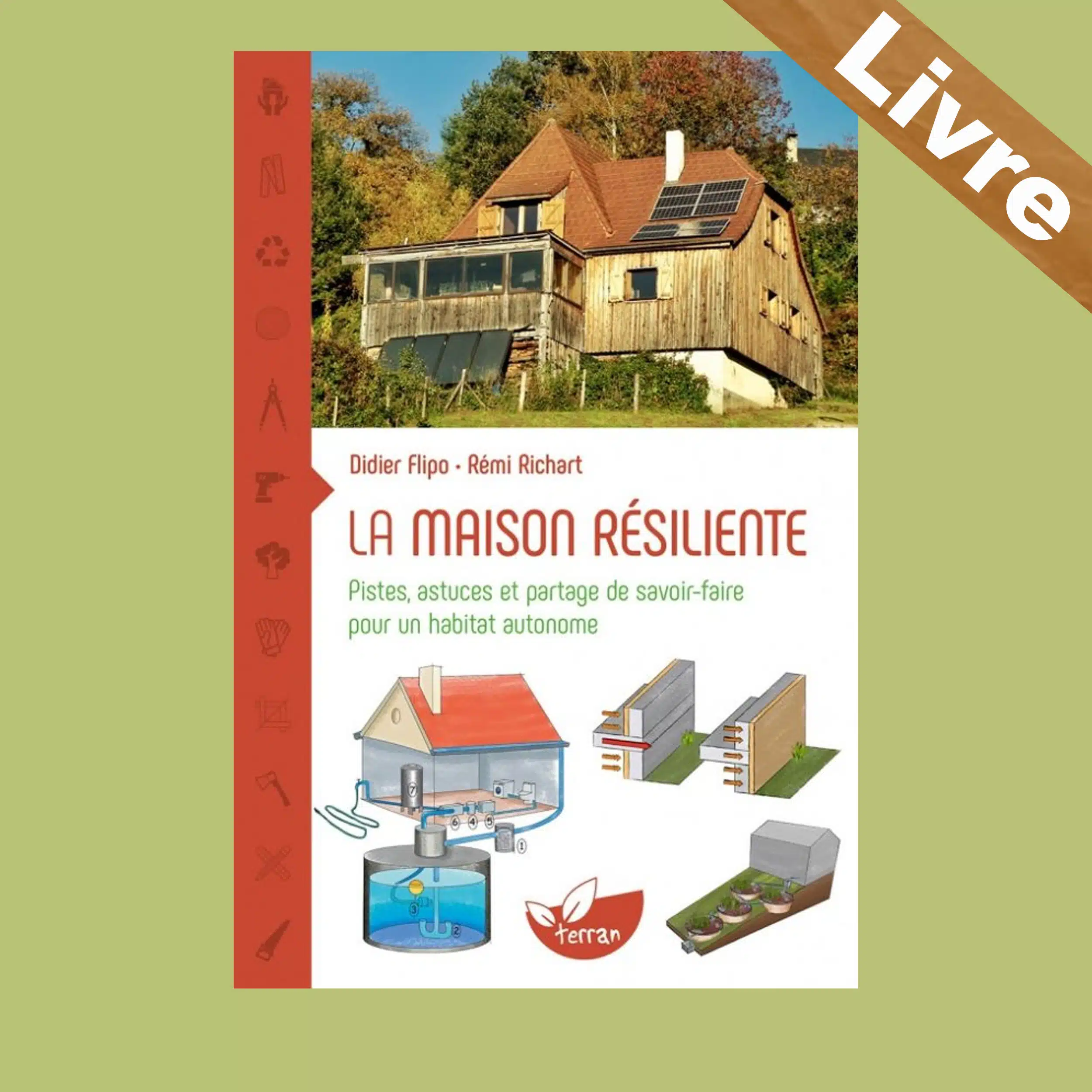La maison résiliente – LIVRE – Didier Flipo et Rémi Richart – Terran