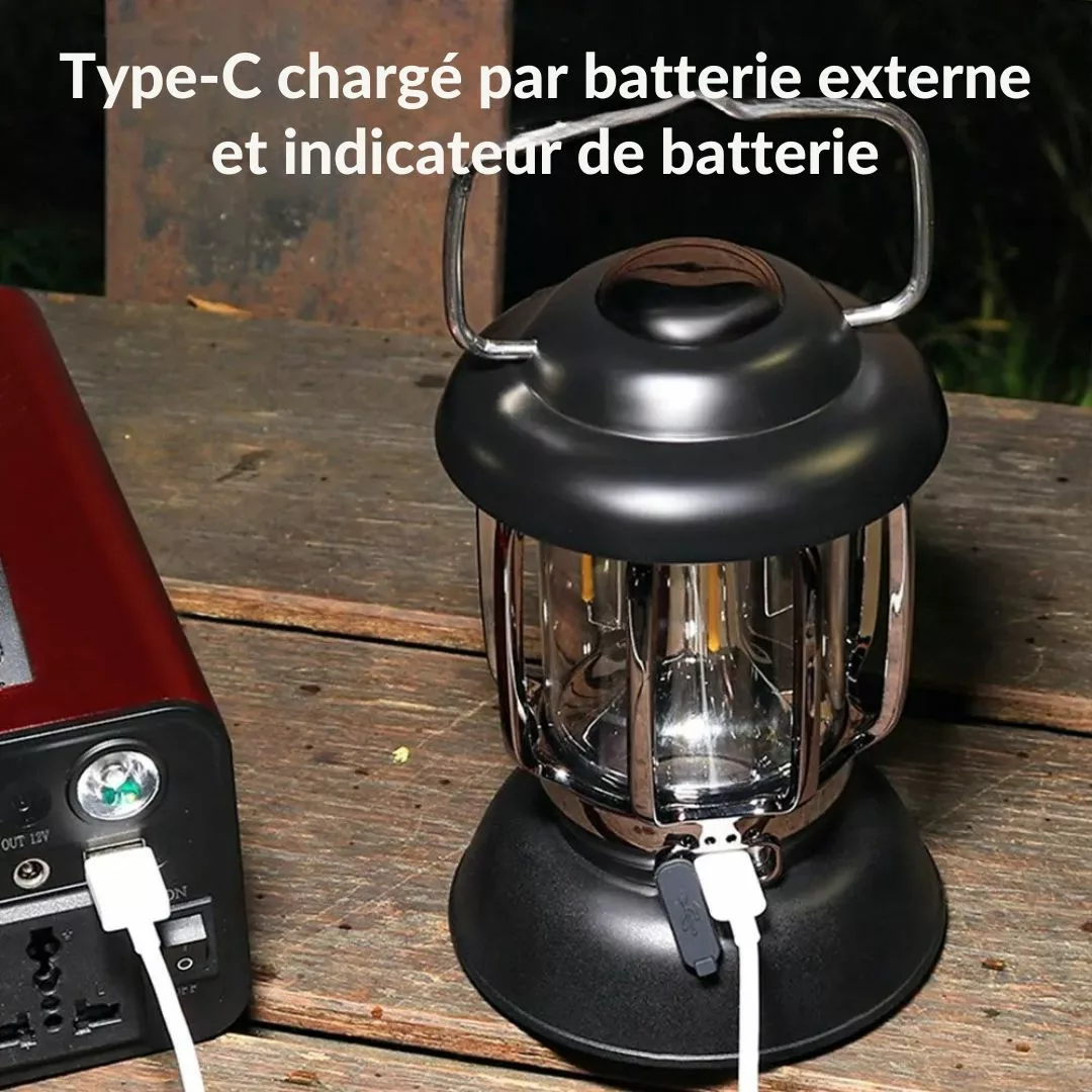 Lanternes extérieures rechargeables usb étanches – Éclairez vos nuits en plein air avec une lumière puissante et résistante à l’eau – Image 6