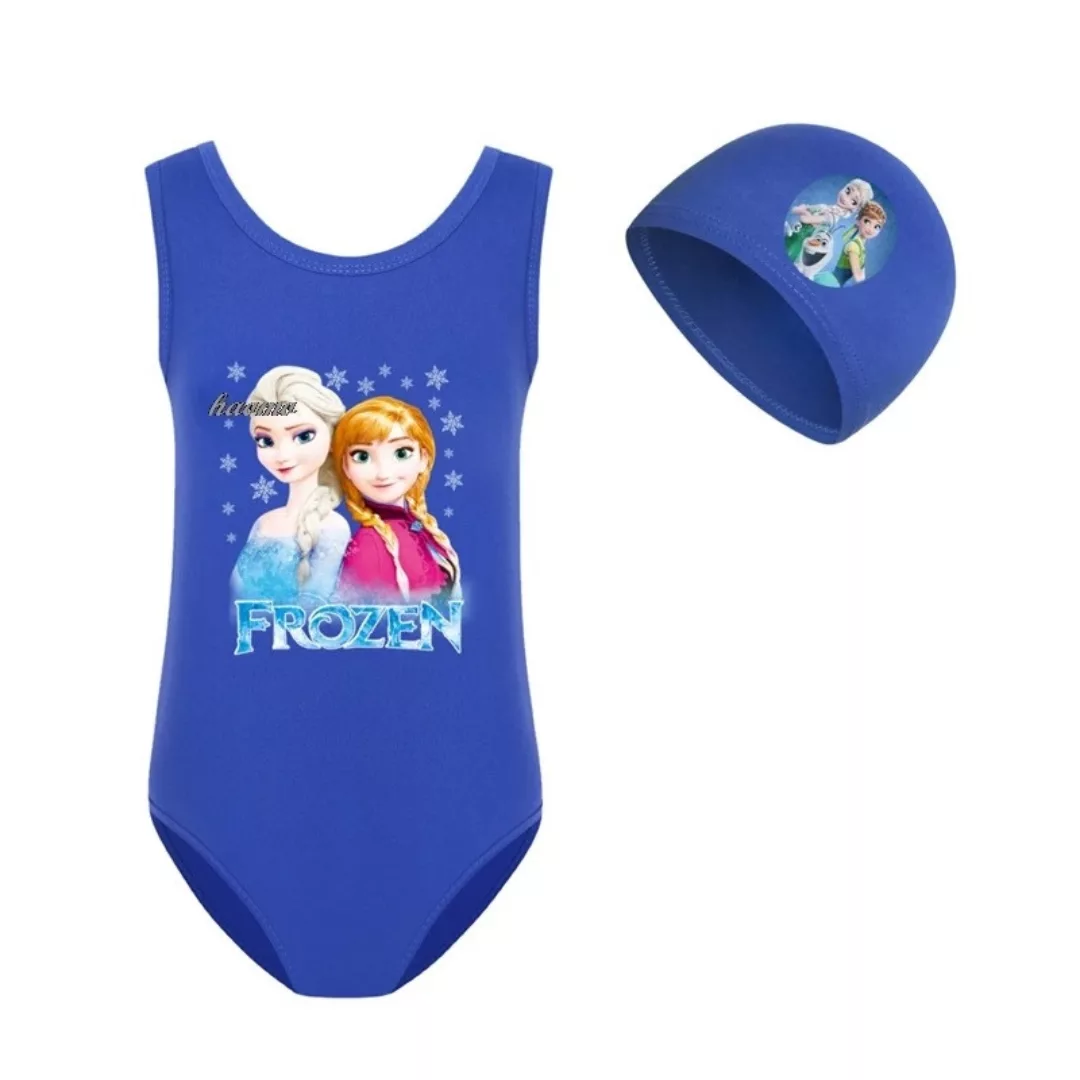 Maillot de bain reine des neiges – Confort et magie pour petites princesses à la plage ou à la piscine – Image 7