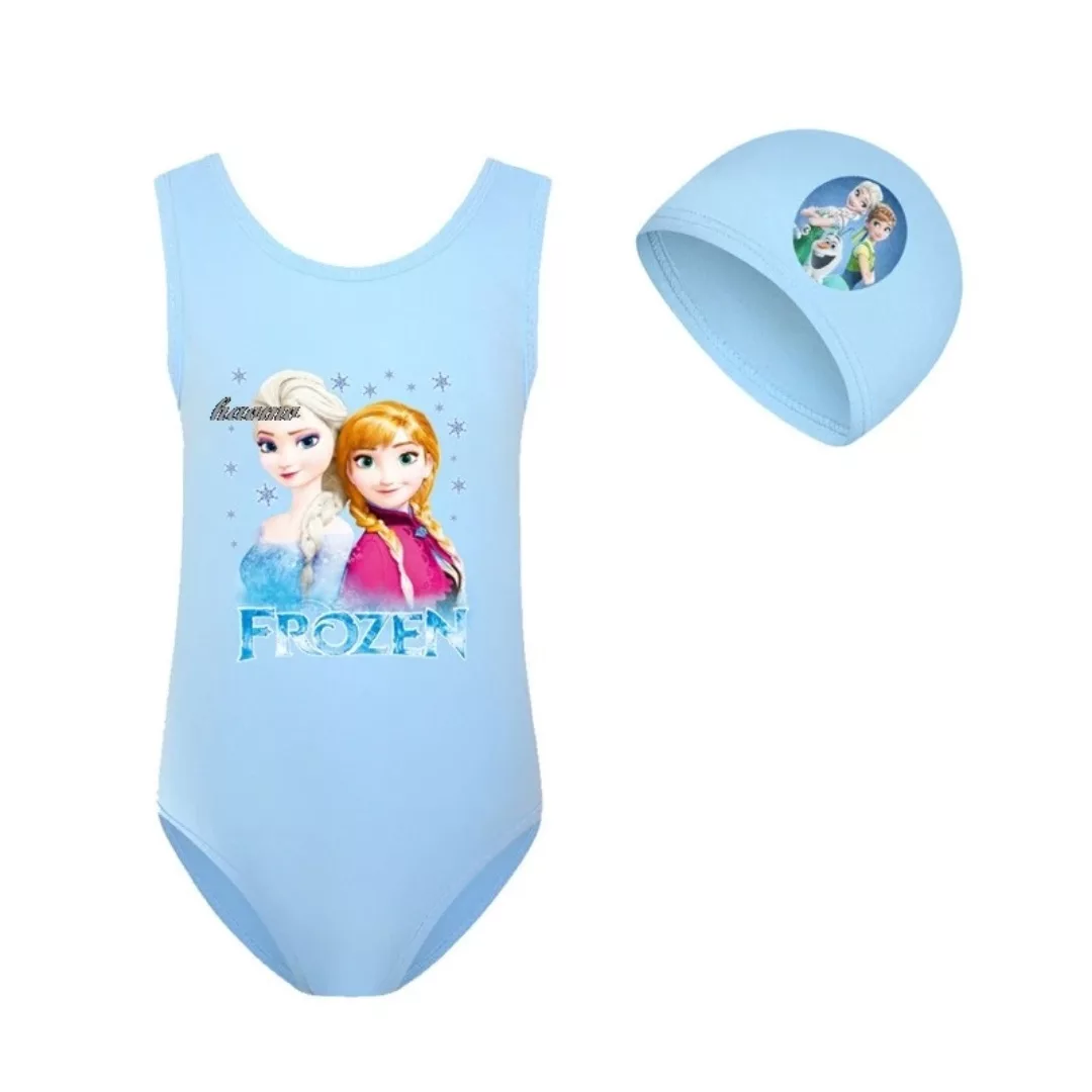 Maillot de bain reine des neiges – Confort et magie pour petites princesses à la plage ou à la piscine – Image 6