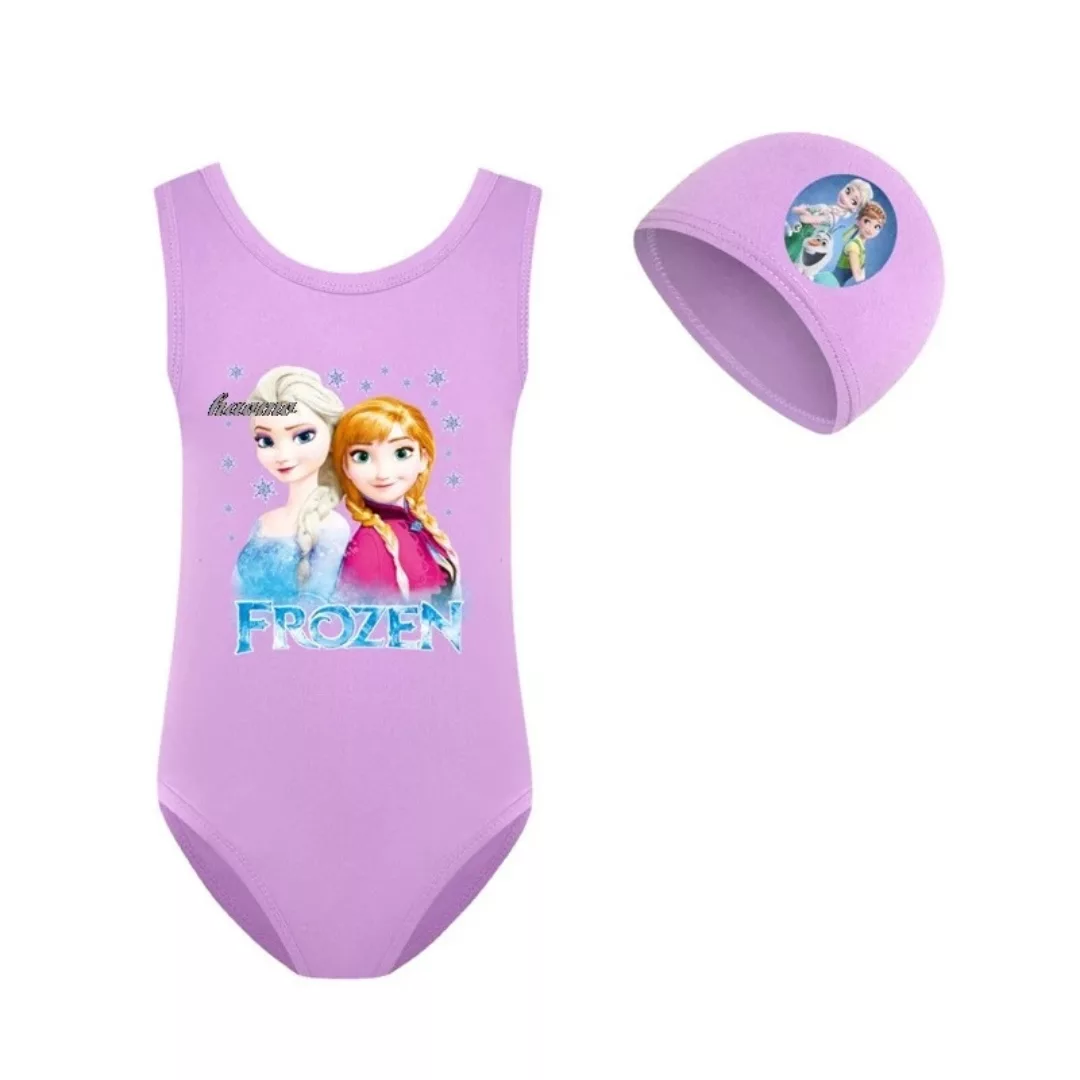 Maillot de bain reine des neiges – Confort et magie pour petites princesses à la plage ou à la piscine – Image 5
