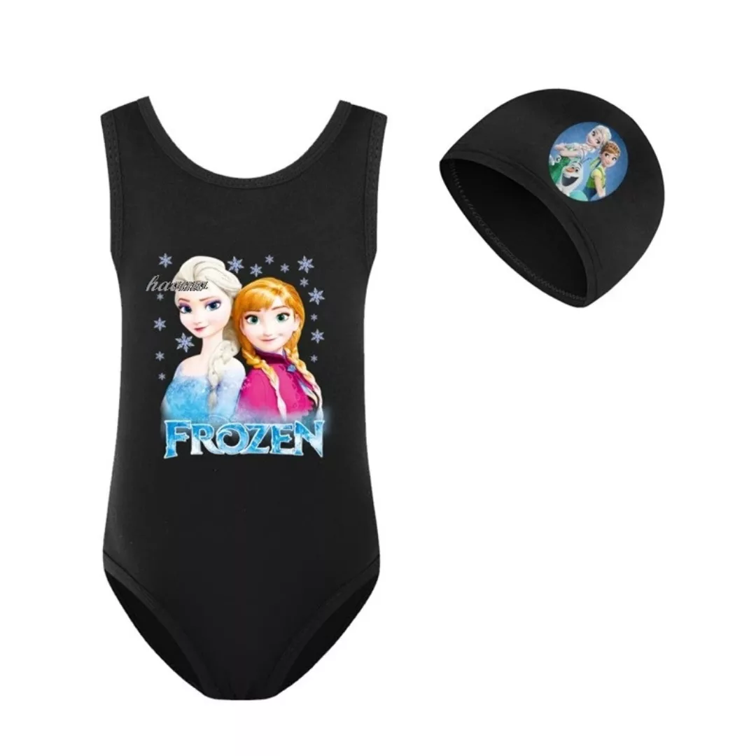 Maillot de bain reine des neiges – Confort et magie pour petites princesses à la plage ou à la piscine – Image 2