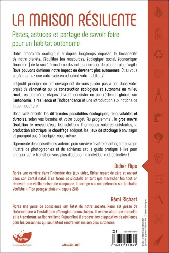 La maison résiliente – LIVRE – Didier Flipo et Rémi Richart – Terran – Image 9