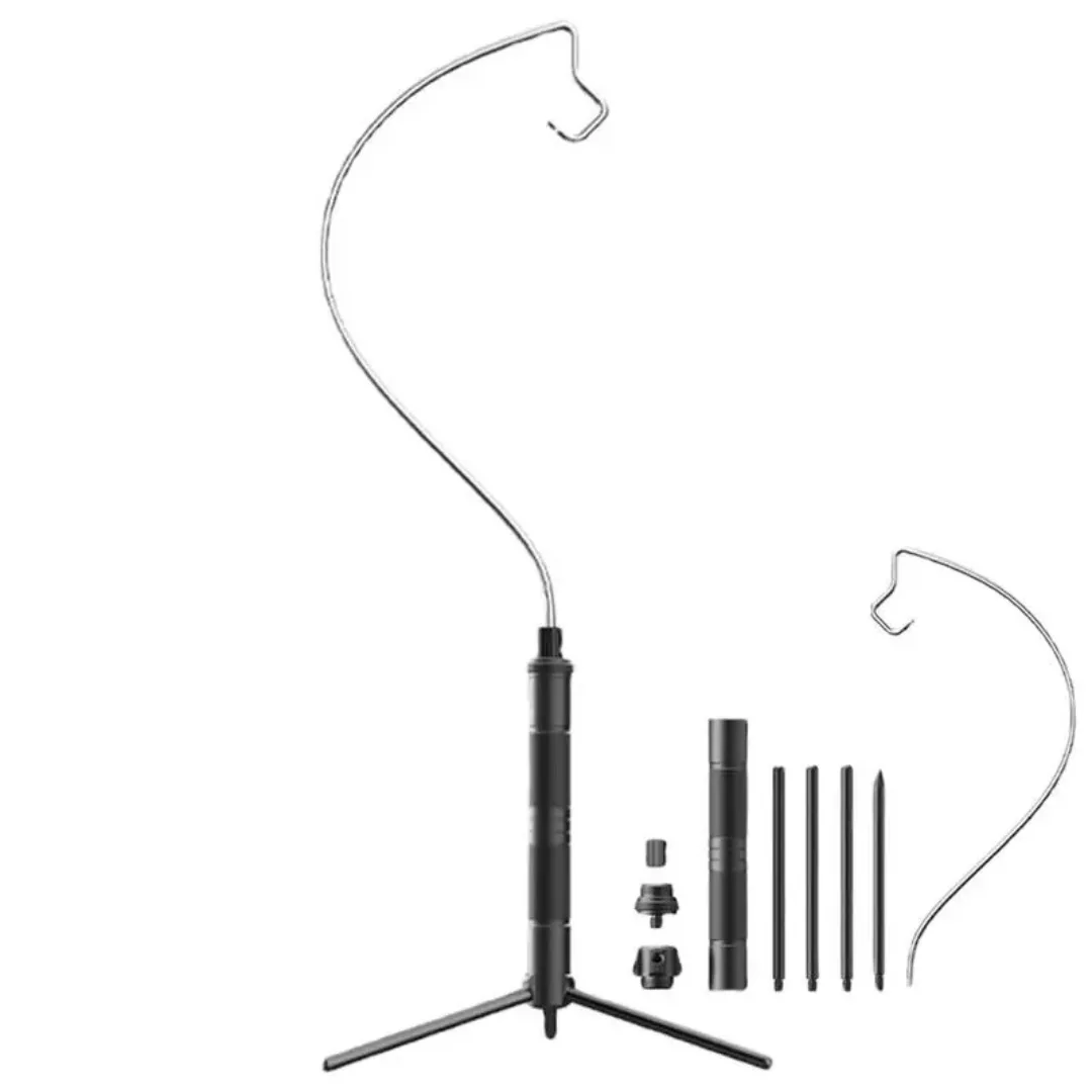 Mini trépied réglable lampe camping – Éclairage stable en plein air, léger et compact pour bivouac – Image 6