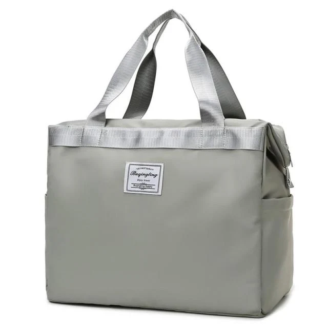 Sac à langer grande capacité gris