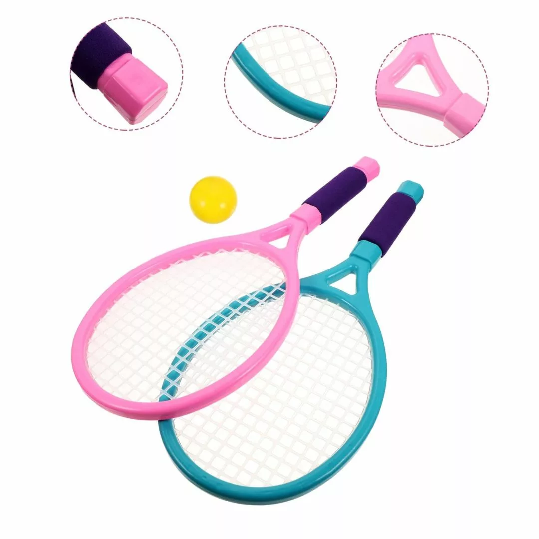 Raquette de tennis enfant – Légère et maniable pour jeunes débutants – Apprentissage facile et ludique – Image 2