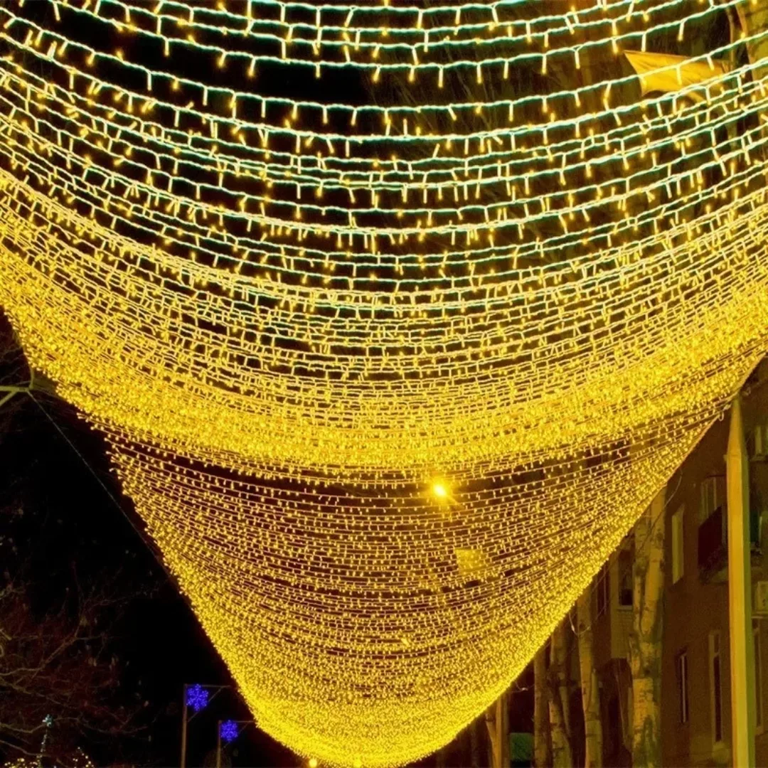 Rideau lumineux batterie pour décoration extérieure – Image 8