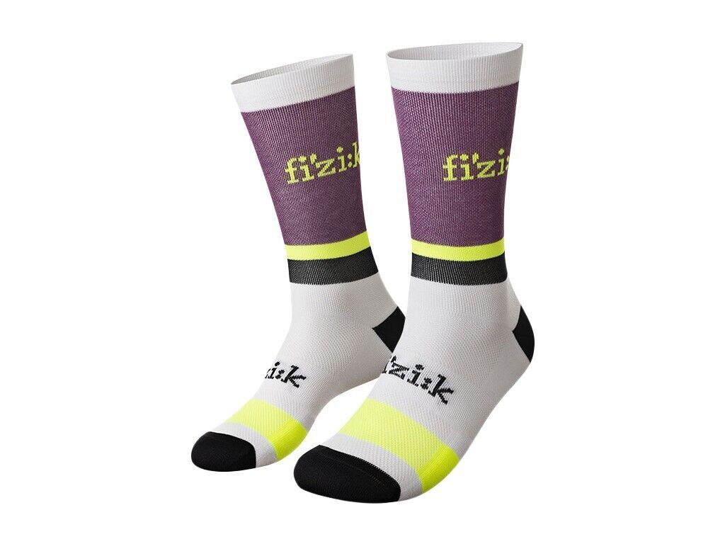 Chaussettes FIZIK – TEAM EDITION BLANC/VIOLET