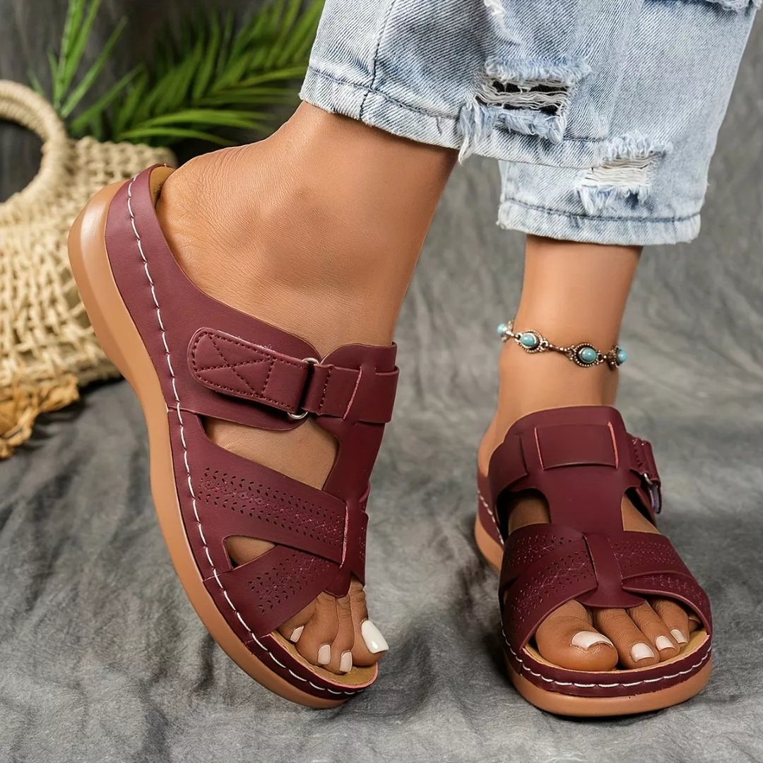 Sandales orthopédiques antidérapantes à bride – confort absolu pour pieds sensibles – marche stable et sans douleur – Image 8