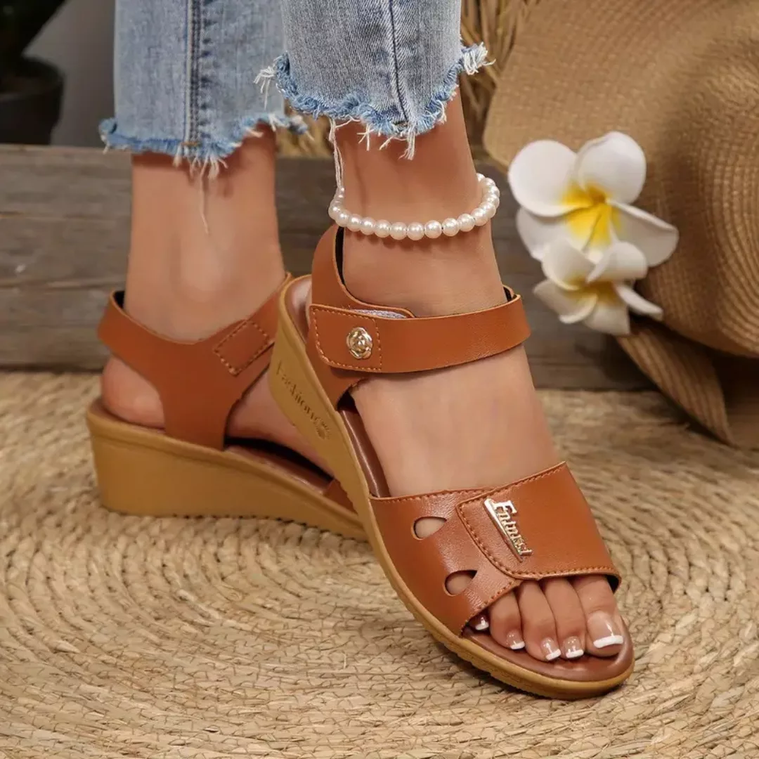 Sandales plateforme à talon orthopédique – Confort ultime & allure élancée pour vos journées actives – Image 4