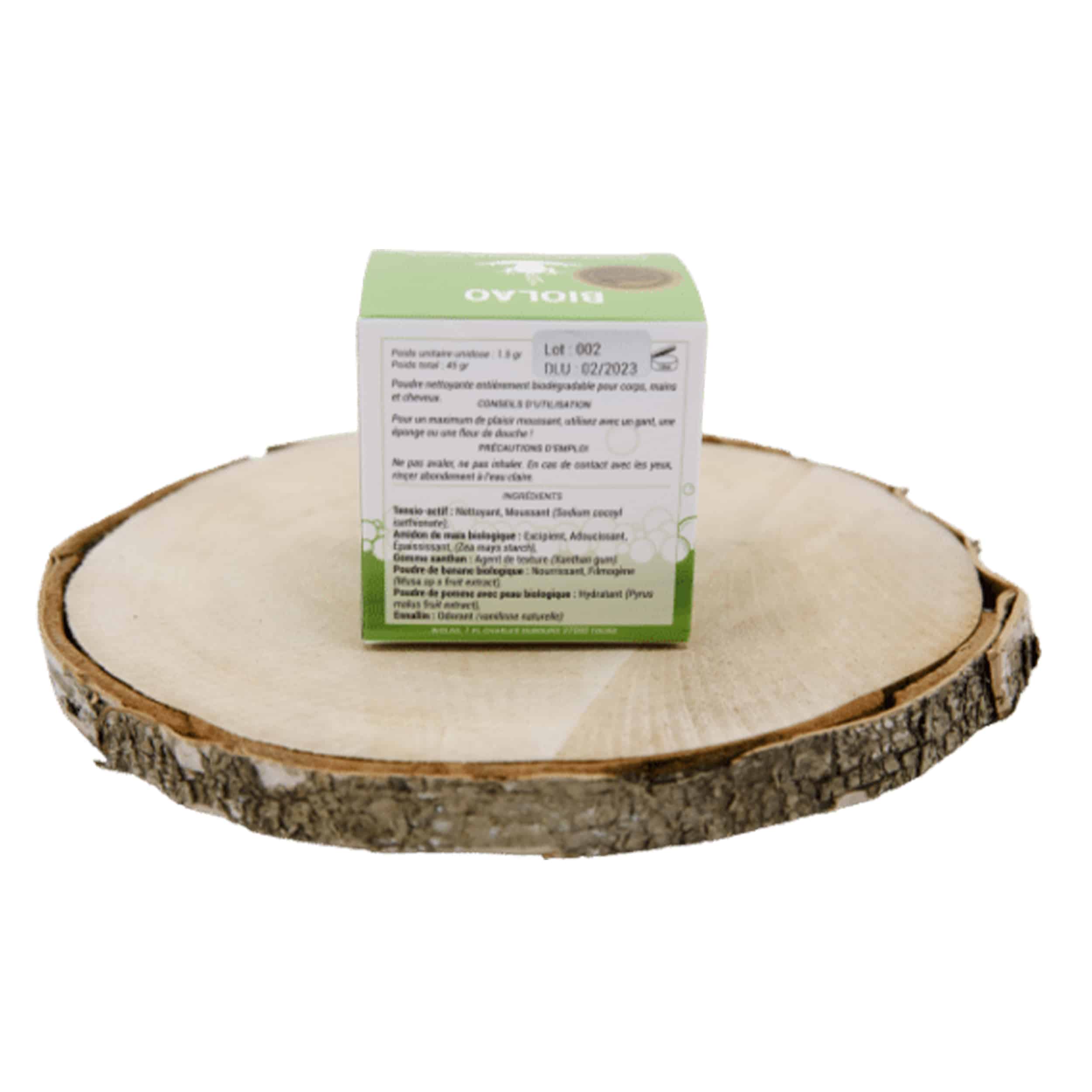 Savon en poudre artisanal – 30 doses individuelles – Biolao – Image 4