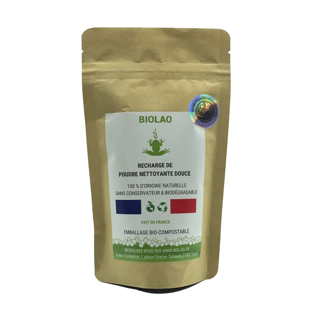 Savon en poudre éco-responsable – Recharge pour flacon doseur – Biolao