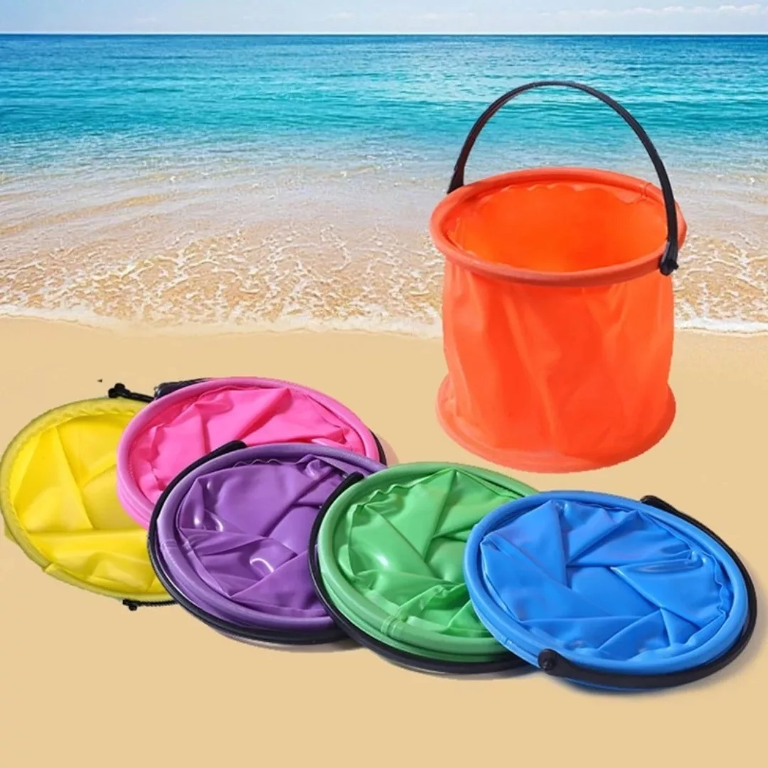 Seau de sable de plage pliable – Image 5